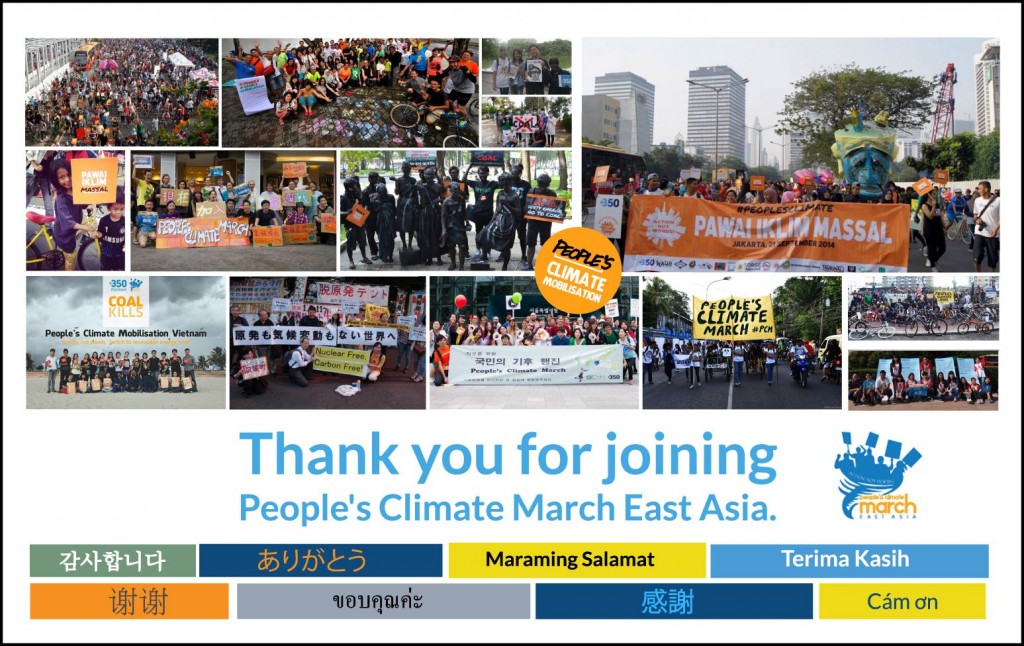 People's Climate March - East Asia